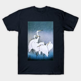 Egrets in the Snow T-Shirt